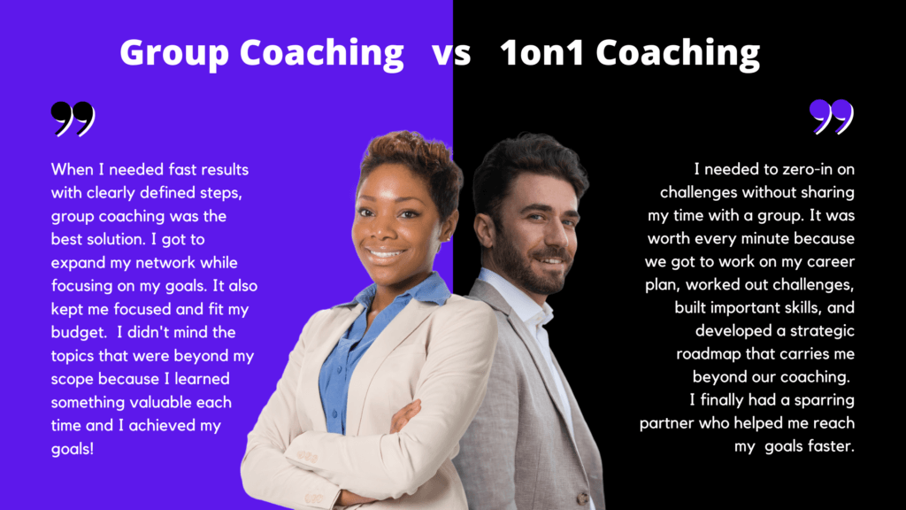 Contrast Leadership Coaching Group Coaching VIP 1on1