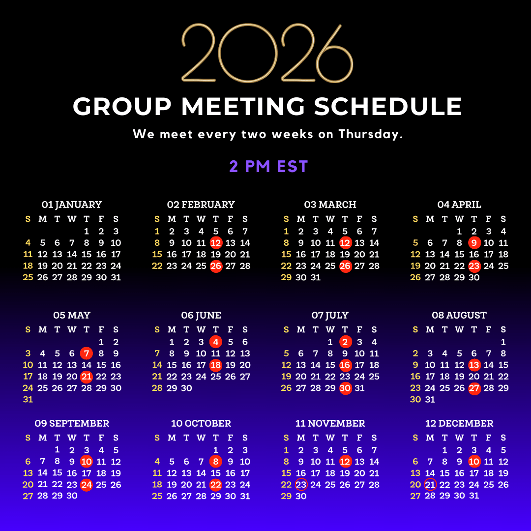 theSHIFT LeaderSHIFT group meeting calendar 2026